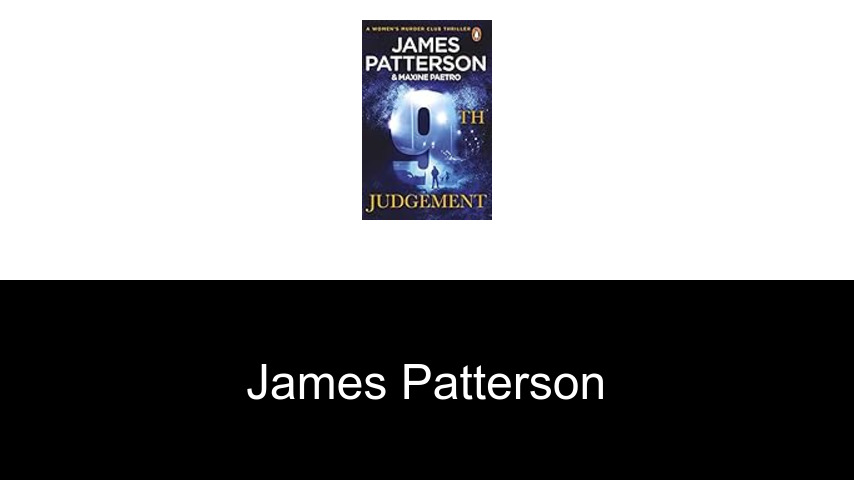 libros de James Patterson