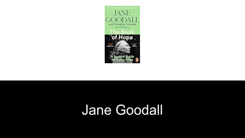libros de Jane Goodall