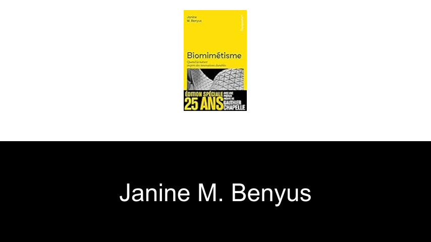 libros de Janine M. Benyus