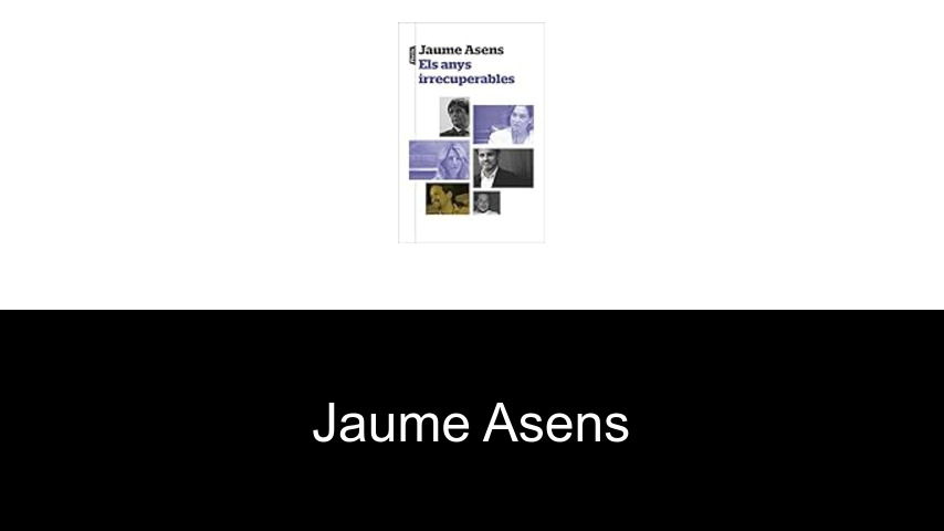 libros de Jaume Asens