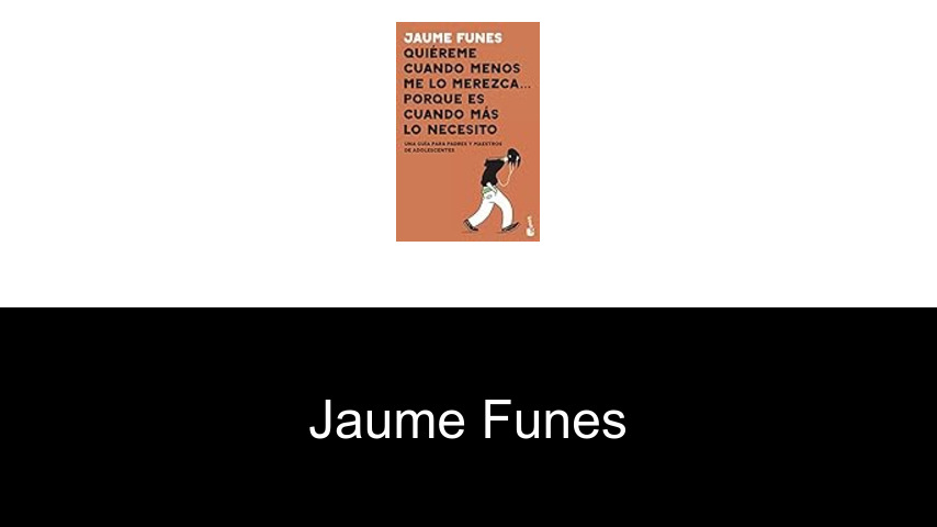 libros de Jaume Funes
