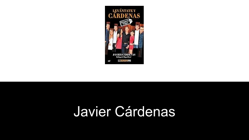 libros de Javier Cárdenas
