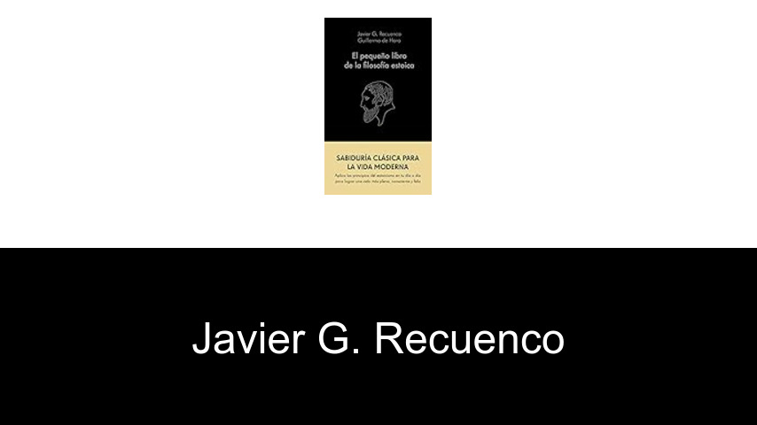 libros de Javier G. Recuenco