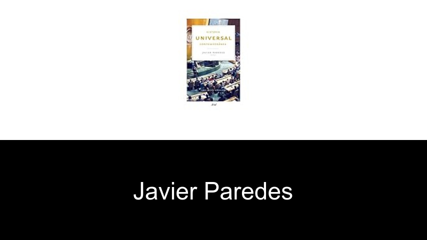 libros de Javier Paredes