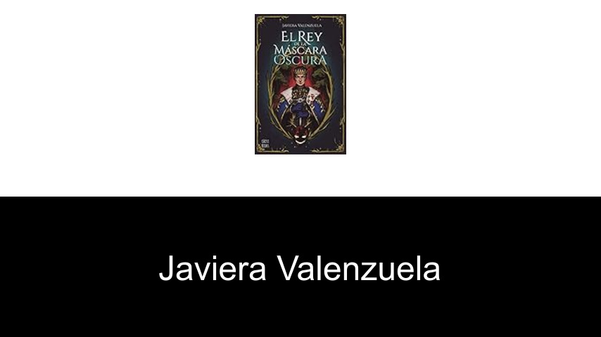 libros de Javiera Valenzuela