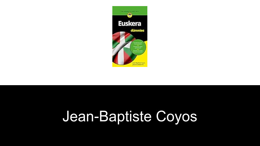 libros de Jean-Baptiste Coyos