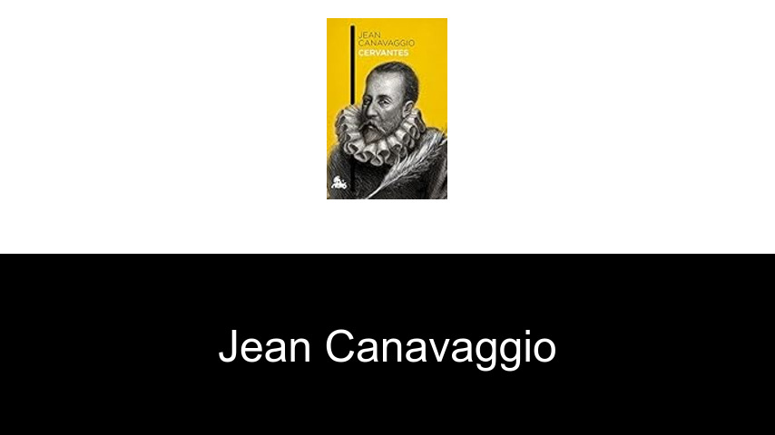 libros de Jean Canavaggio
