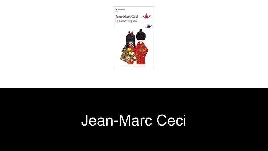 libros de Jean-Marc Ceci