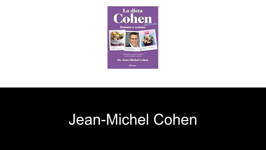 libros de Jean-Michel Cohen
