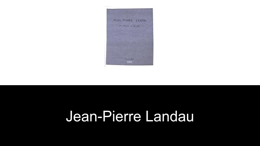 libros de Jean-Pierre Landau