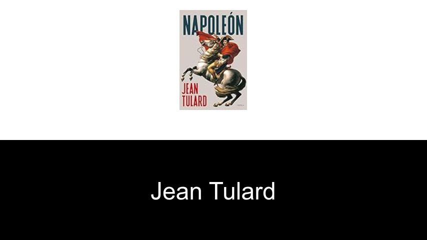 libros de Jean Tulard