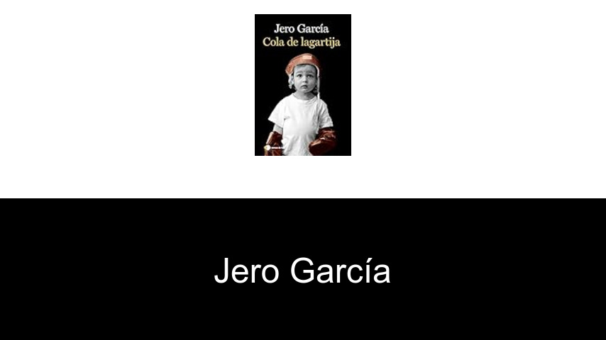 libros de Jero García