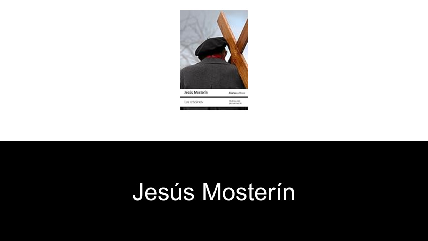 libros de Jesús Mosterín