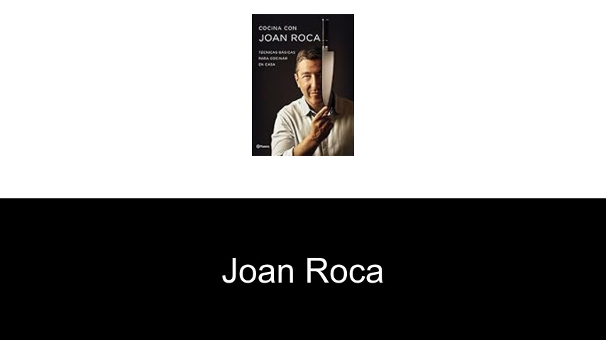 libros de Joan Roca