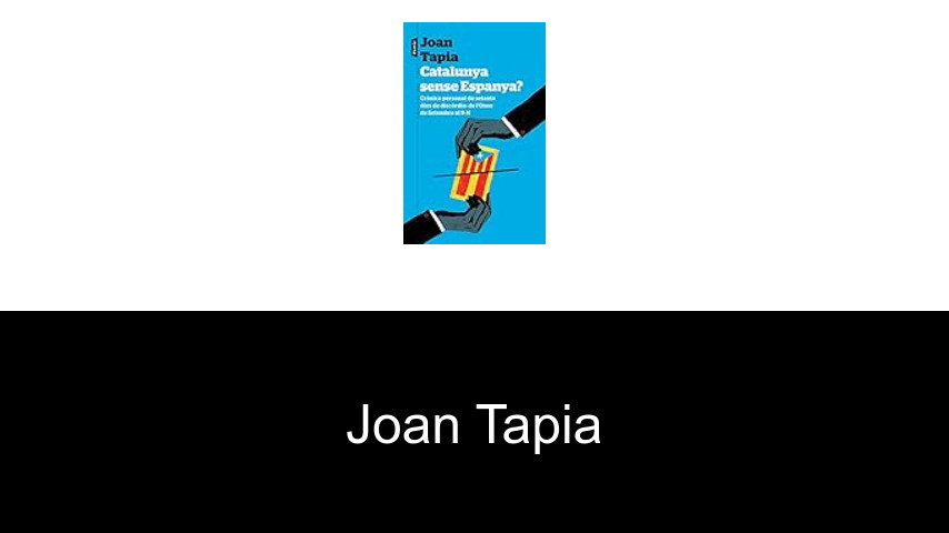 libros de Joan Tapia