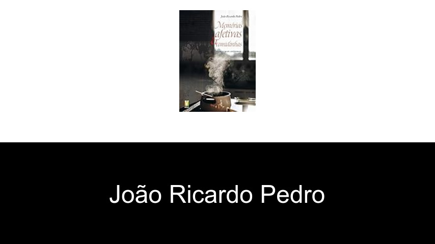 libros de João Ricardo Pedro