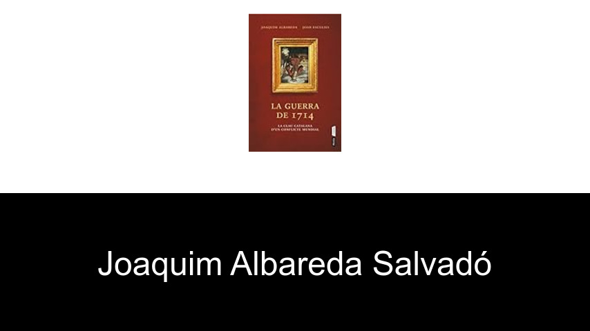 libros de Joaquim Albareda Salvadó