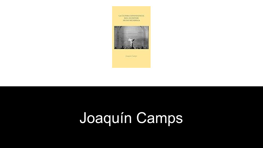 libros de Joaquín Camps