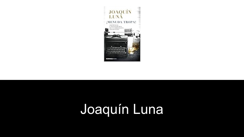 libros de Joaquín Luna