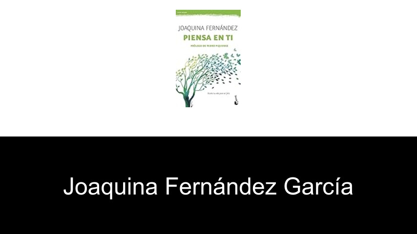 libros de Joaquina Fernández García