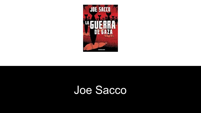 libros de Joe Sacco