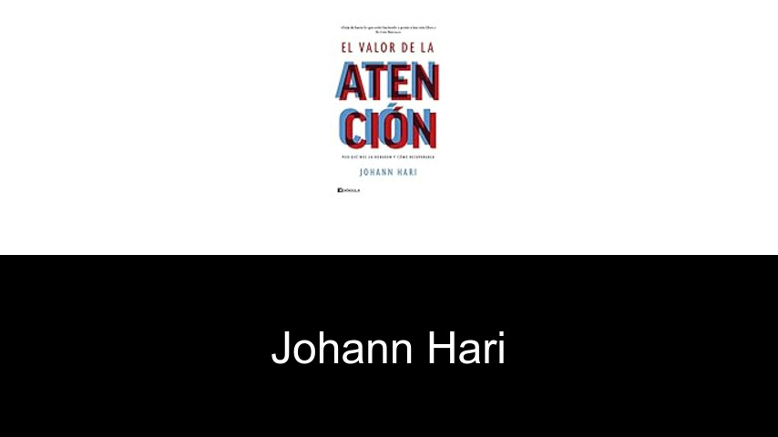 libros de Johann Hari