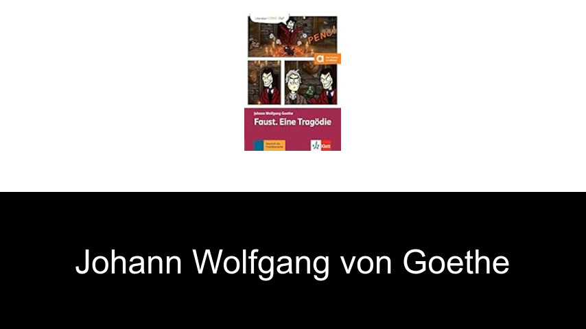 libros de Johann Wolfgang von Goethe