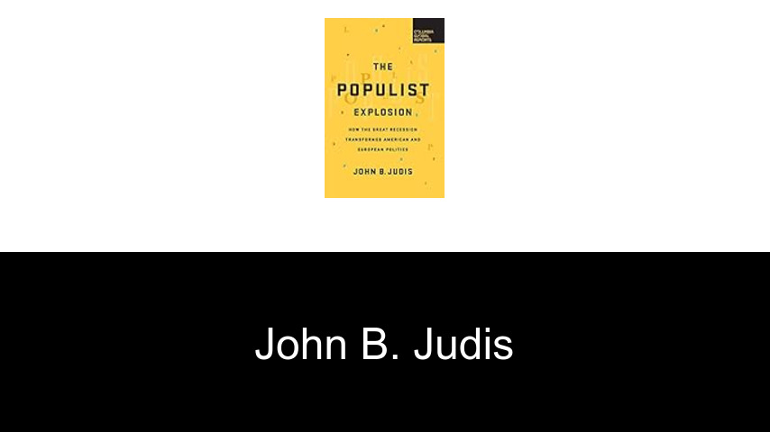 libros de John B. Judis
