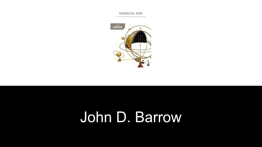 libros de John D. Barrow