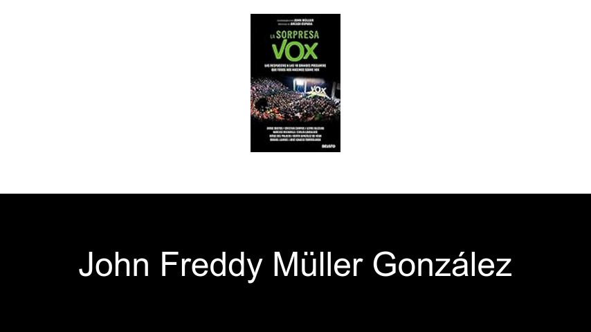 libros de John Freddy Müller González