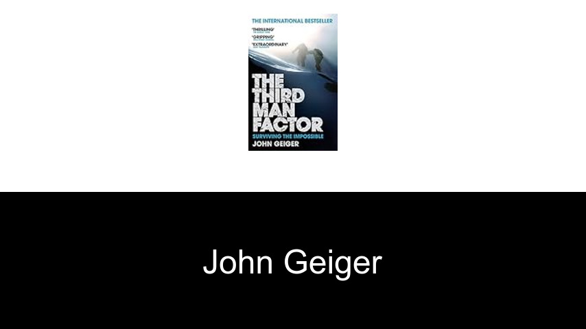 libros de John Geiger