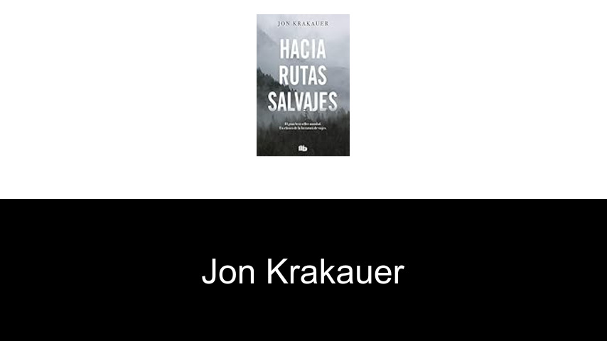 libros de Jon Krakauer