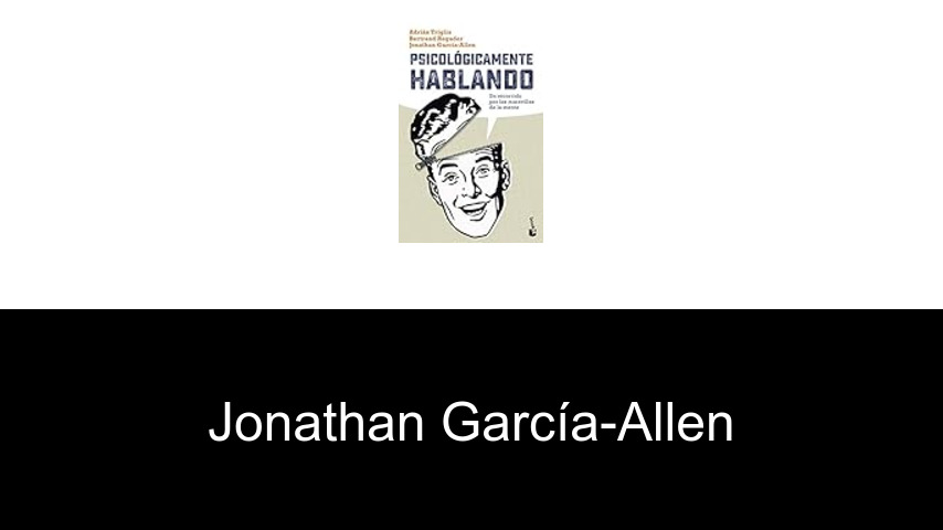 libros de Jonathan García-Allen