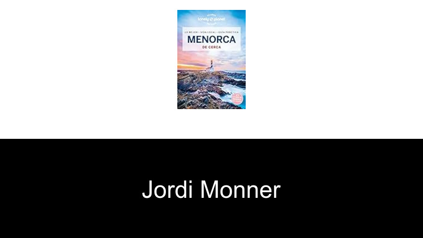 libros de Jordi Monner