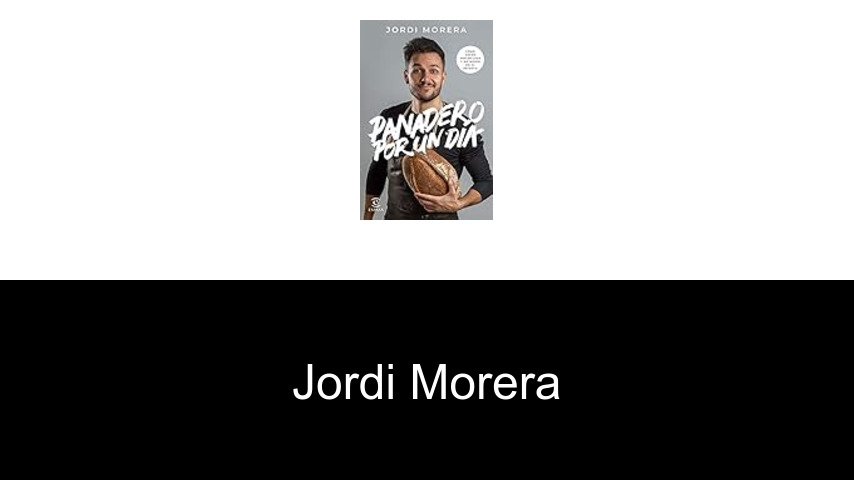 libros de Jordi Morera