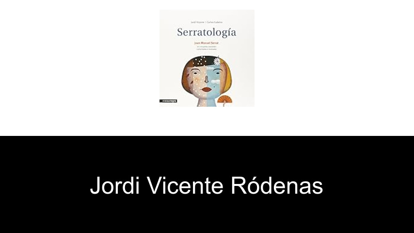 libros de Jordi Vicente Ródenas