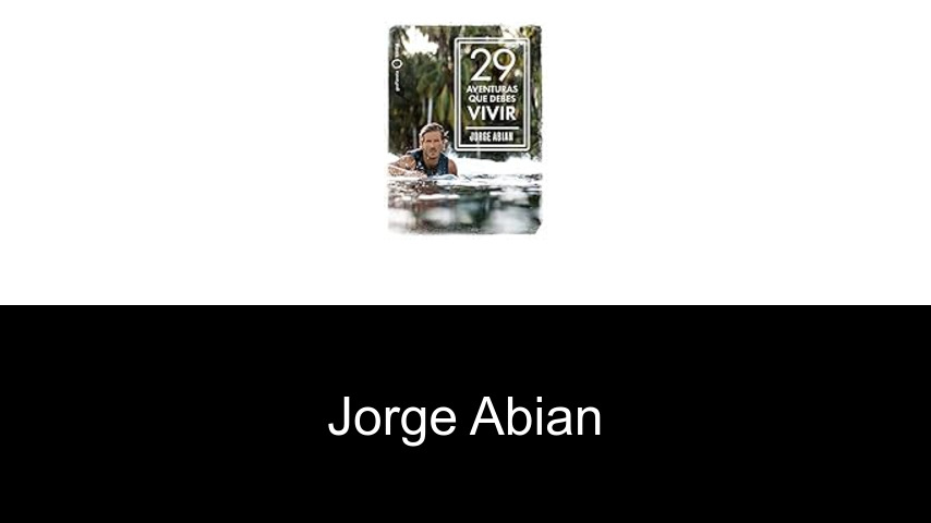 libros de Jorge Abian