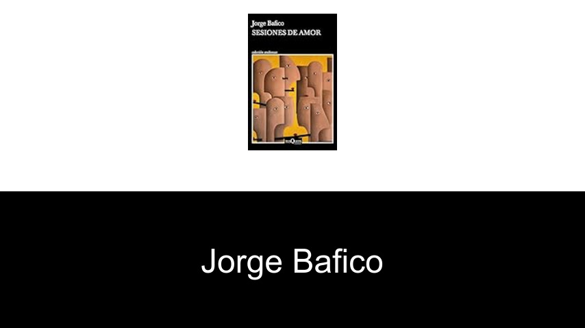 libros de Jorge Bafico