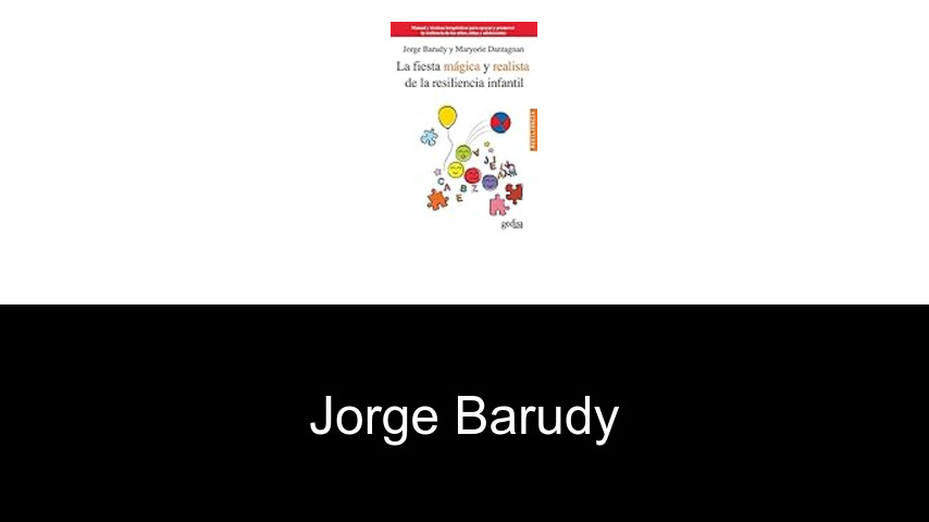 libros de Jorge Barudy
