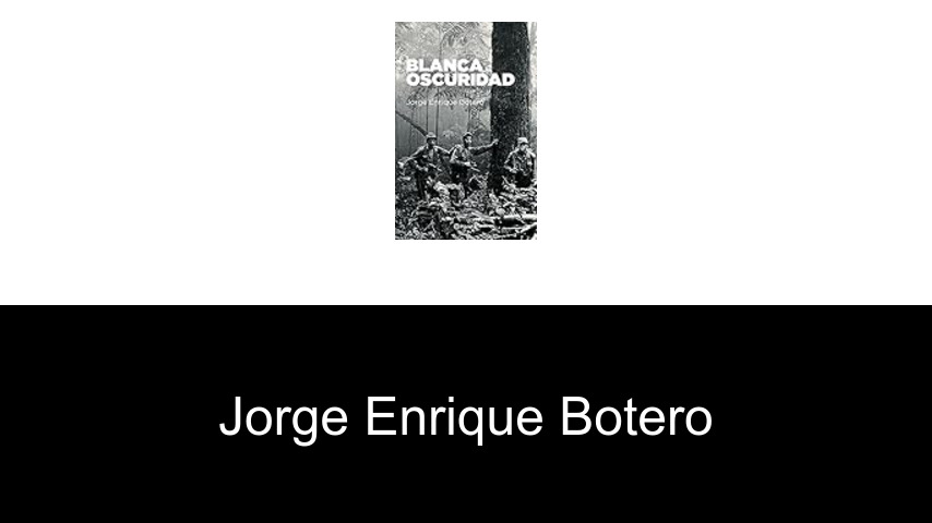 libros de Jorge Enrique Botero