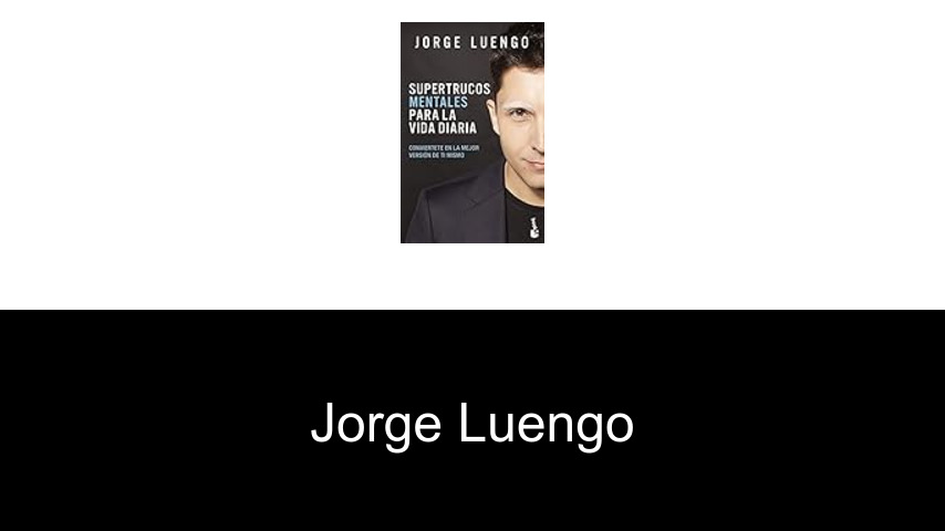 libros de Jorge Luengo