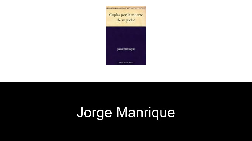 libros de Jorge Manrique
