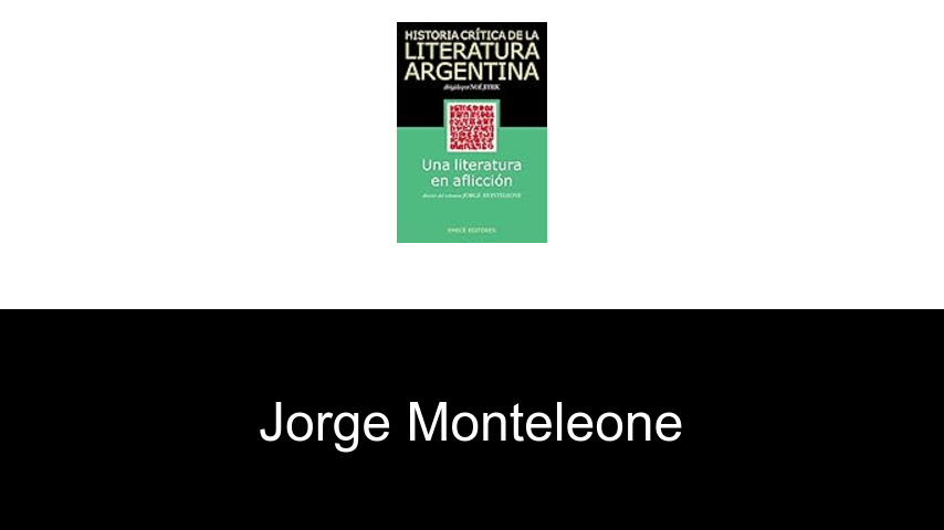 libros de Jorge Monteleone