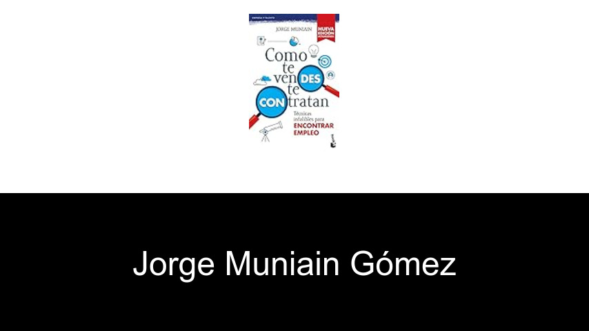 libros de Jorge Muniain Gómez