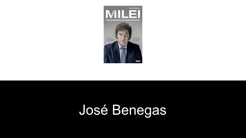 libros de José Benegas