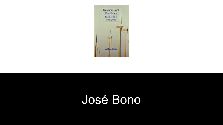 libros de José Bono