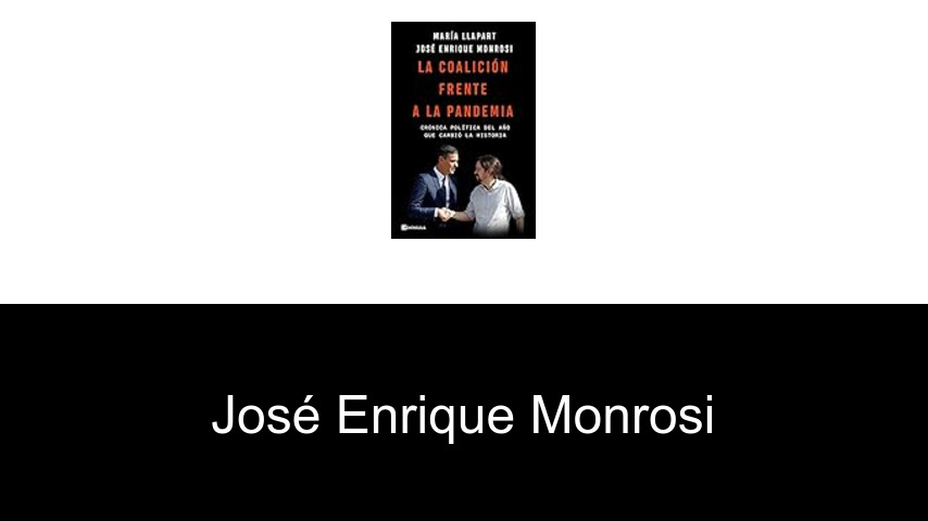 libros de José Enrique Monrosi