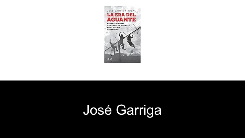 libros de José Garriga