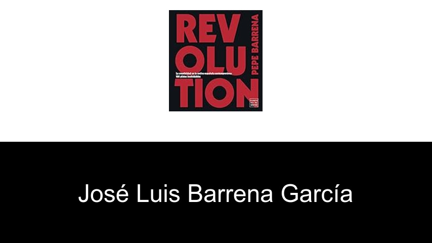 libros de José Luis Barrena García
