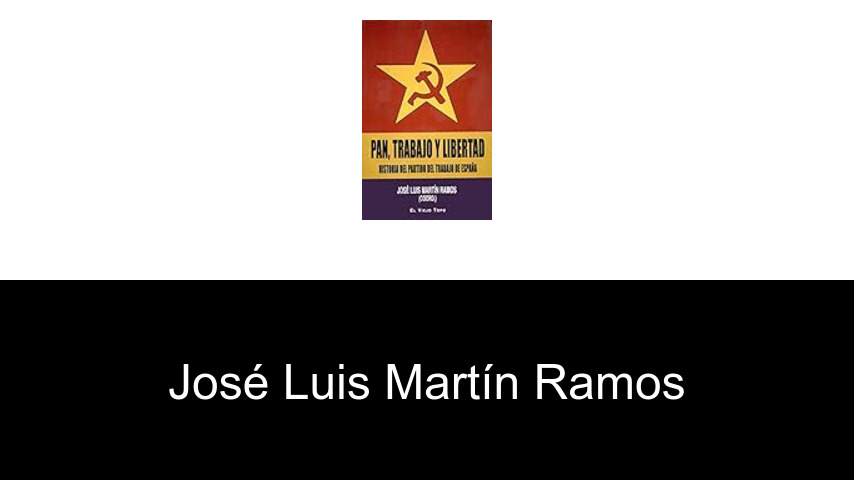 libros de José Luis Martín Ramos